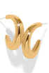 Cascade Rio Hoop Earrings-Gold BJEWELRY Brighton Collectables 