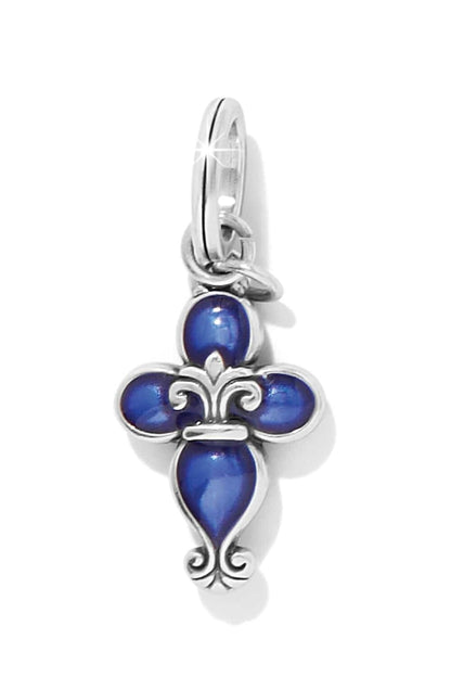 Fleur De Lis Cross Charm BCHARM Brighton Collectables 