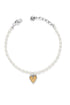 Cascade Embrace Pearl Heart Bracelet BJEWELRY Brighton Collectables 
