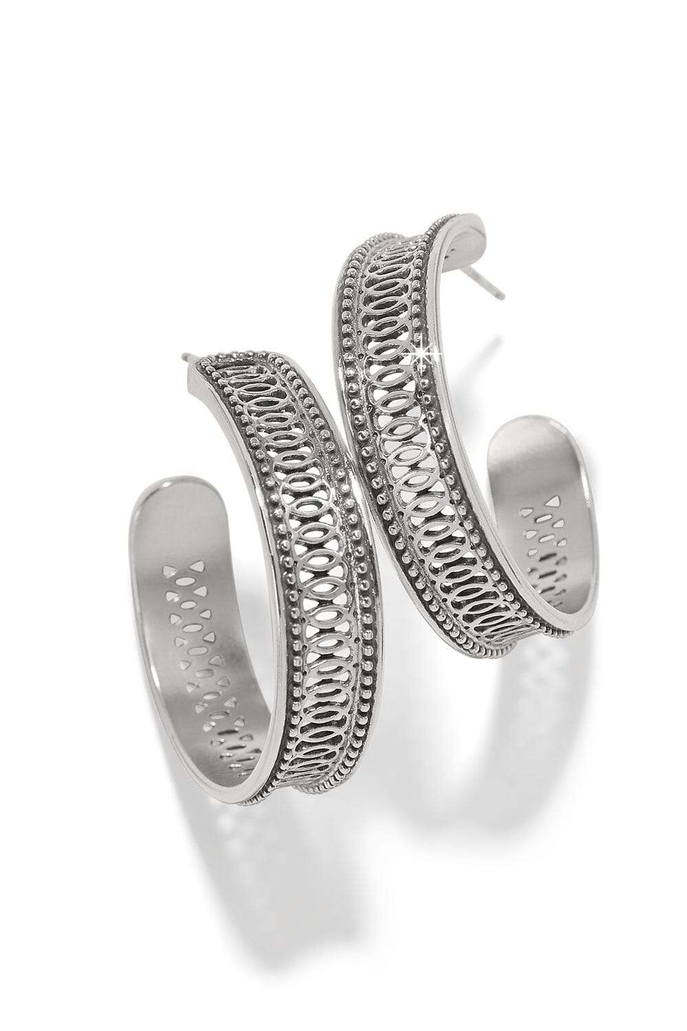 Ferrara Siena Large Hoop Earrings BJEWELRY Brighton Collectables 