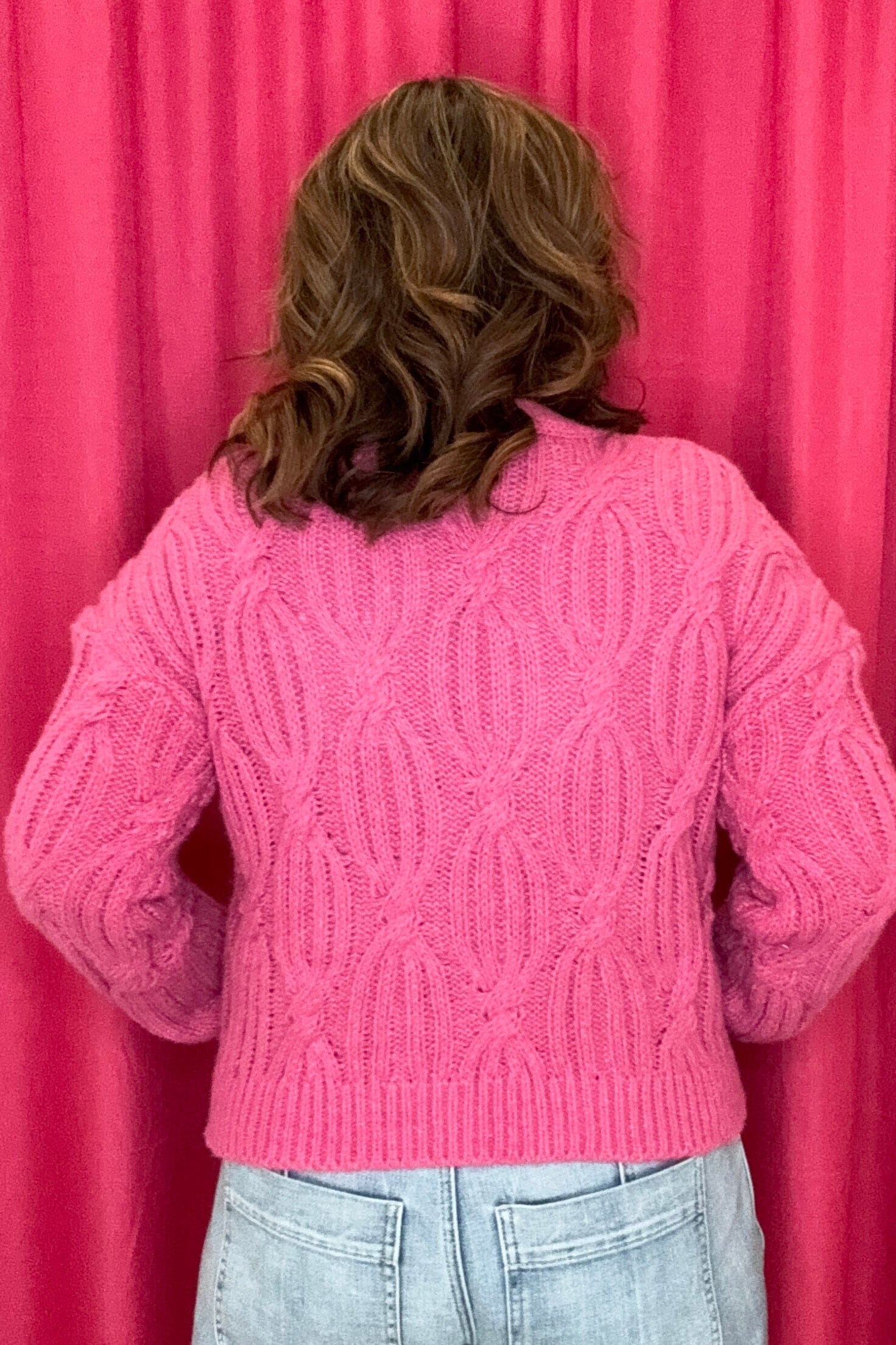 Long Sleeve Button Up Embroidery Floral Knit Sweater OUTFIT COMPLETER WHOLESALE FASHION TRENDS 