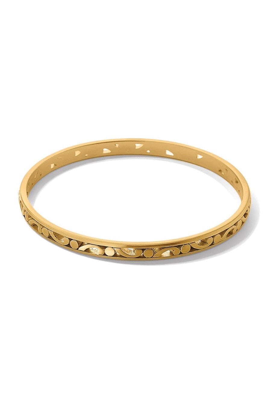 Contempo Gold Slim Bangle BJEWELRY Brighton Collectables
