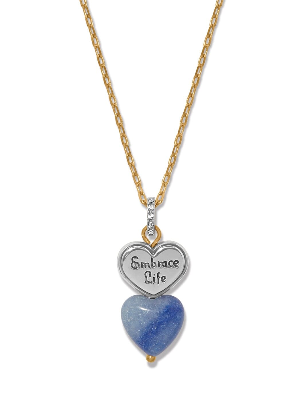 One Heart Duo Heart Petite Necklace BJEWELRY:~~Unassigned~~ Brighton Collectables 