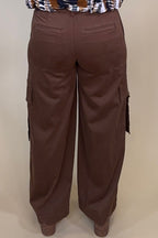 Mid Rise Cargo Wide Leg BOTTOMS LIVERPOOL 