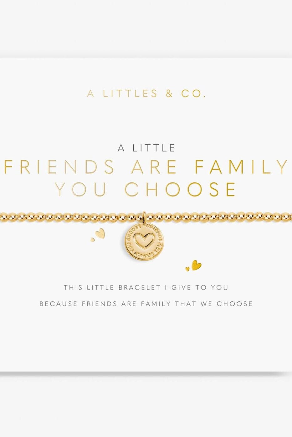 Friends Are Family You Choose Bracelet JEWELRY A LITTLES &amp; CO 