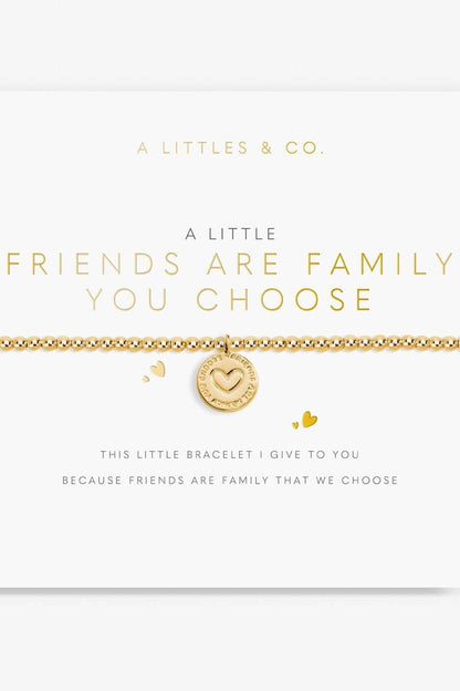 Friends Are Family You Choose Bracelet JEWELRY A LITTLES &amp; CO 