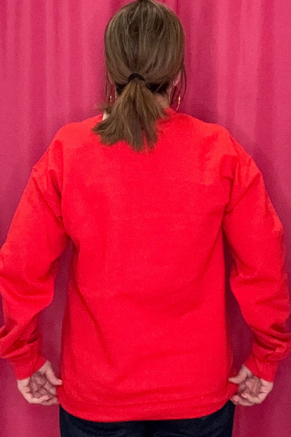 Kansas City Football Sweatshirt MISSY BASIC KNIT POSH MAGNOLIA 