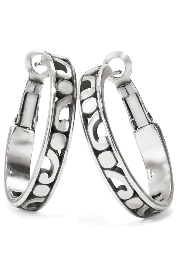 Small Silver Contempo Hoop Earrings BJEWELRY Brighton Collectables