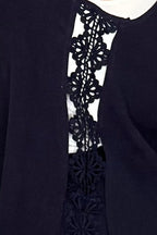 Linen Blend Tunic Tank w/Crochet Trim JR TOP DRESSY ALLIE & ROSE 
