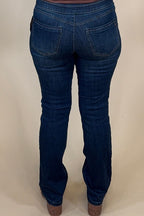 Ab Solution High Rise Itty Bitty Boot Glider JEANS DEMOCRACY 