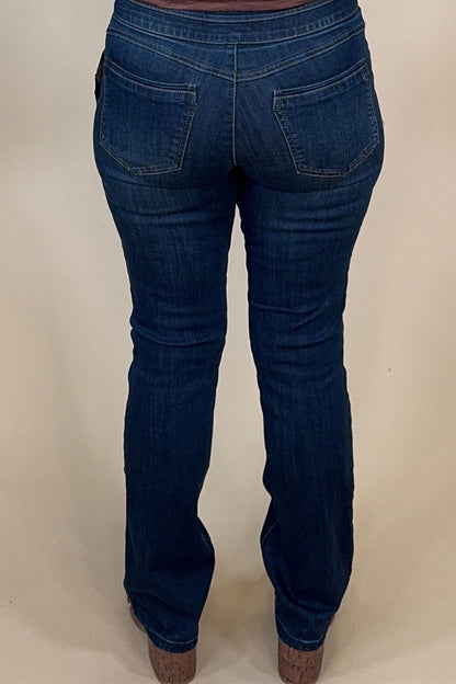 Ab Solution High Rise Itty Bitty Boot Glider JEANS DEMOCRACY 