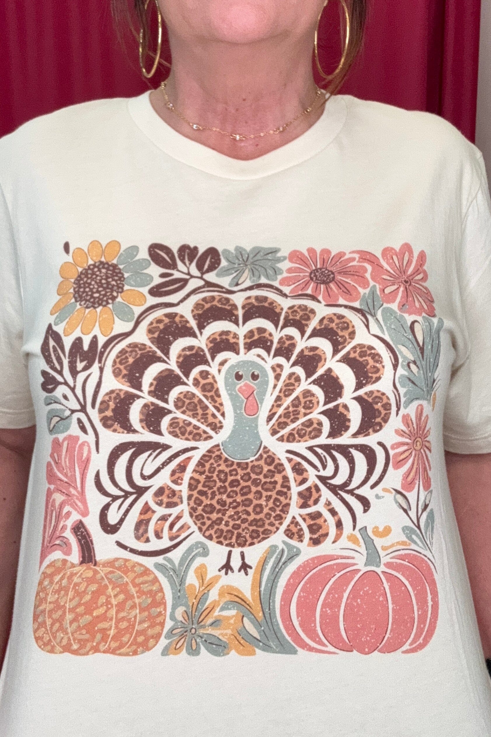 Boho Turkey T-Shirt MISSY BASIC KNIT REBELROSE/ATTITUDETEES 