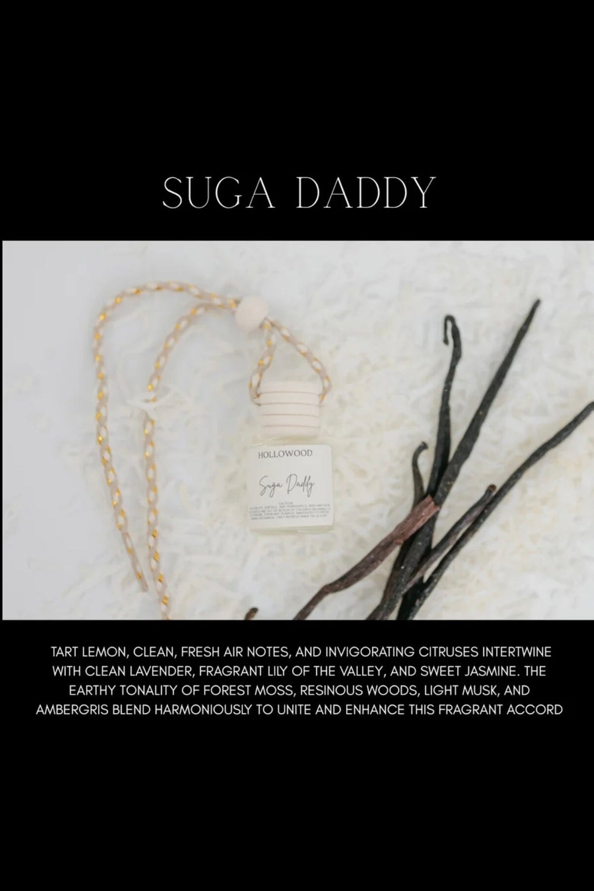 Car Diffuser Suga Daddy GIFT/OTHER HOLLOWOOD CANDLES 