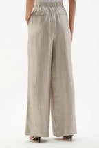 Pull On Metallic Pant BOTTOMS JOSEPH RIBKOFF 