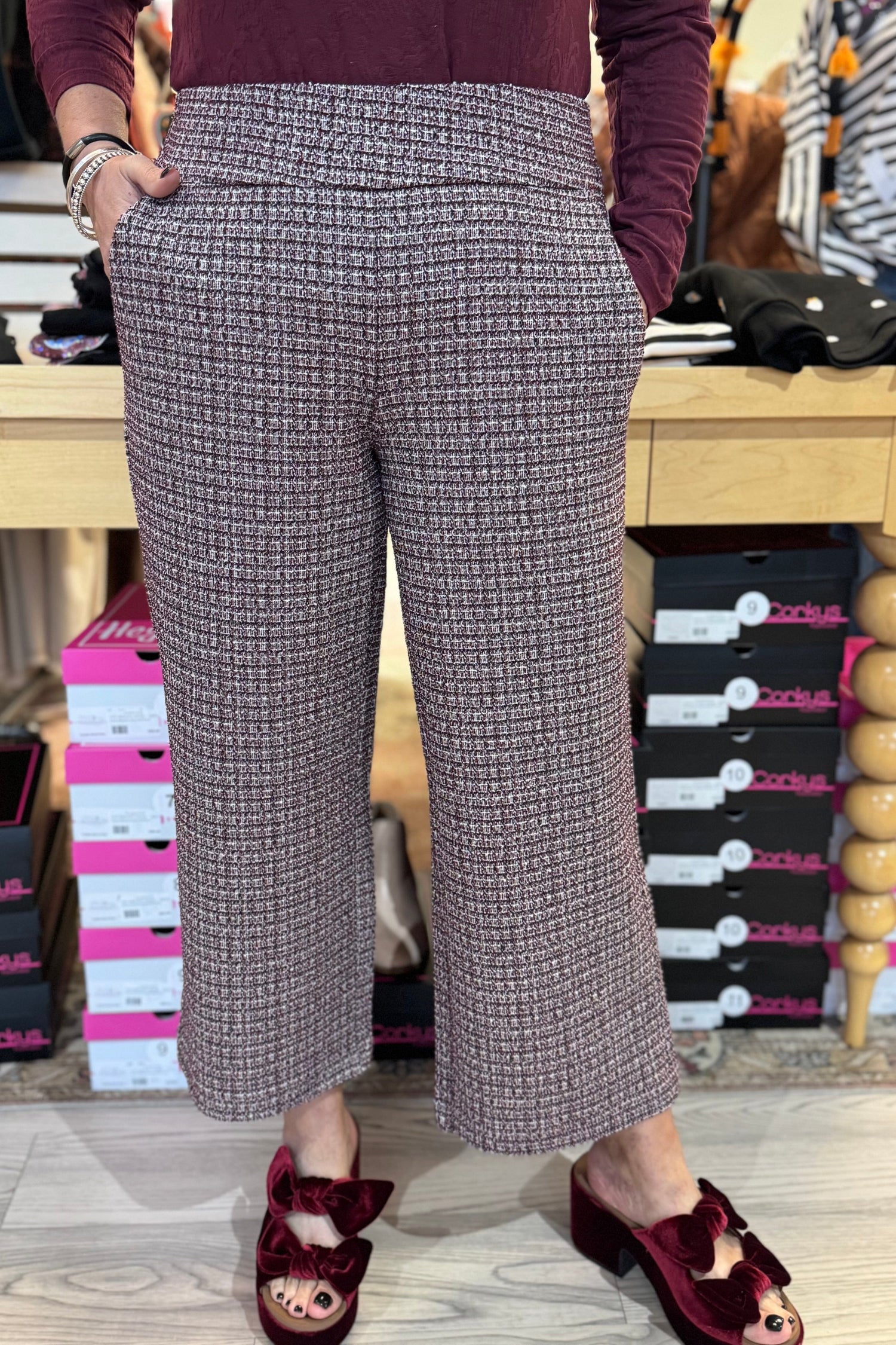 Mabel Pull-On Crop Stovepipe 25&quot; Inseam BOTTOMS LIVERPOOL 