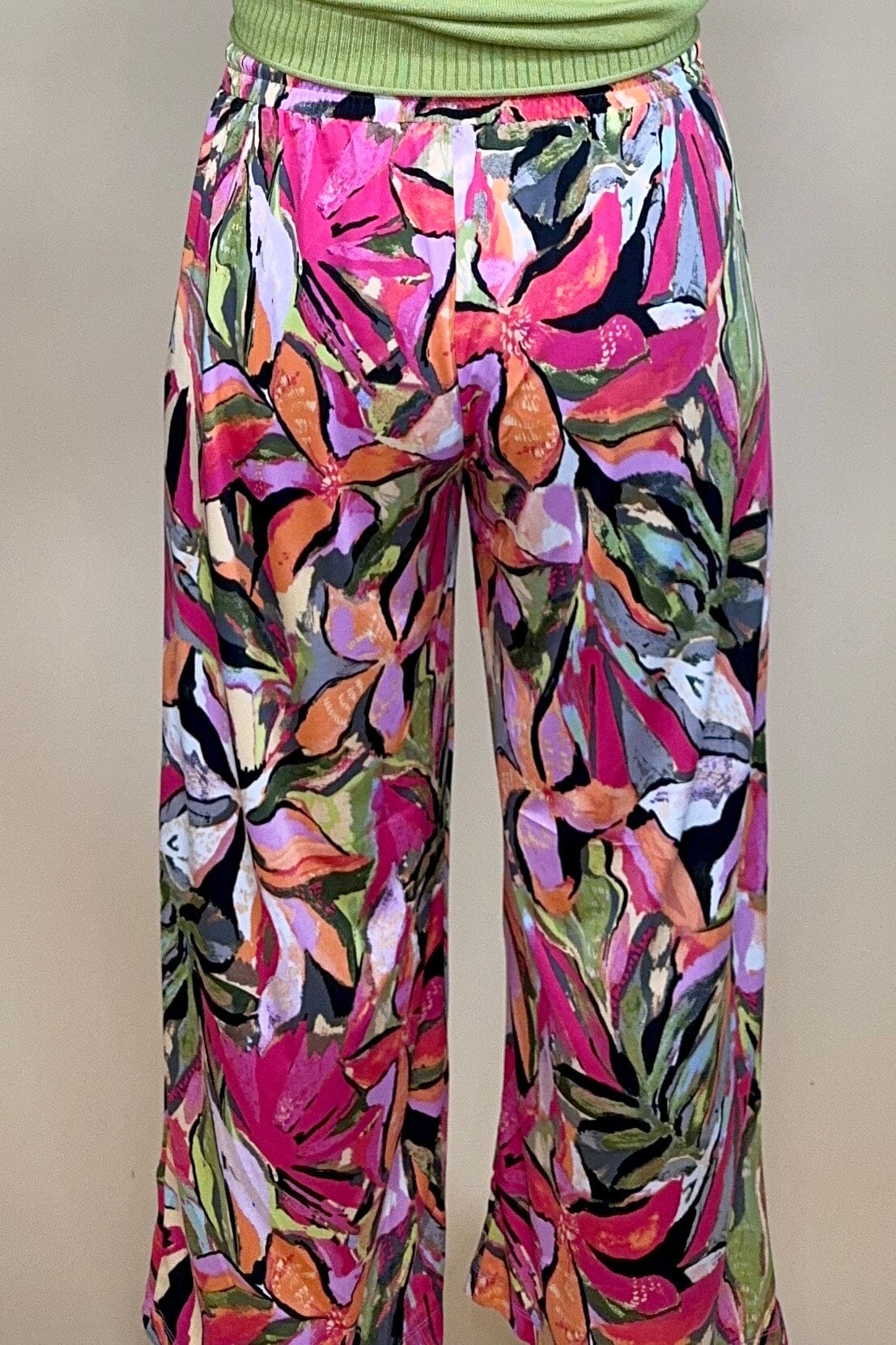 Wild Printed Floral w/Drawstring BOTTOMS ZAC &amp; RACHEL 