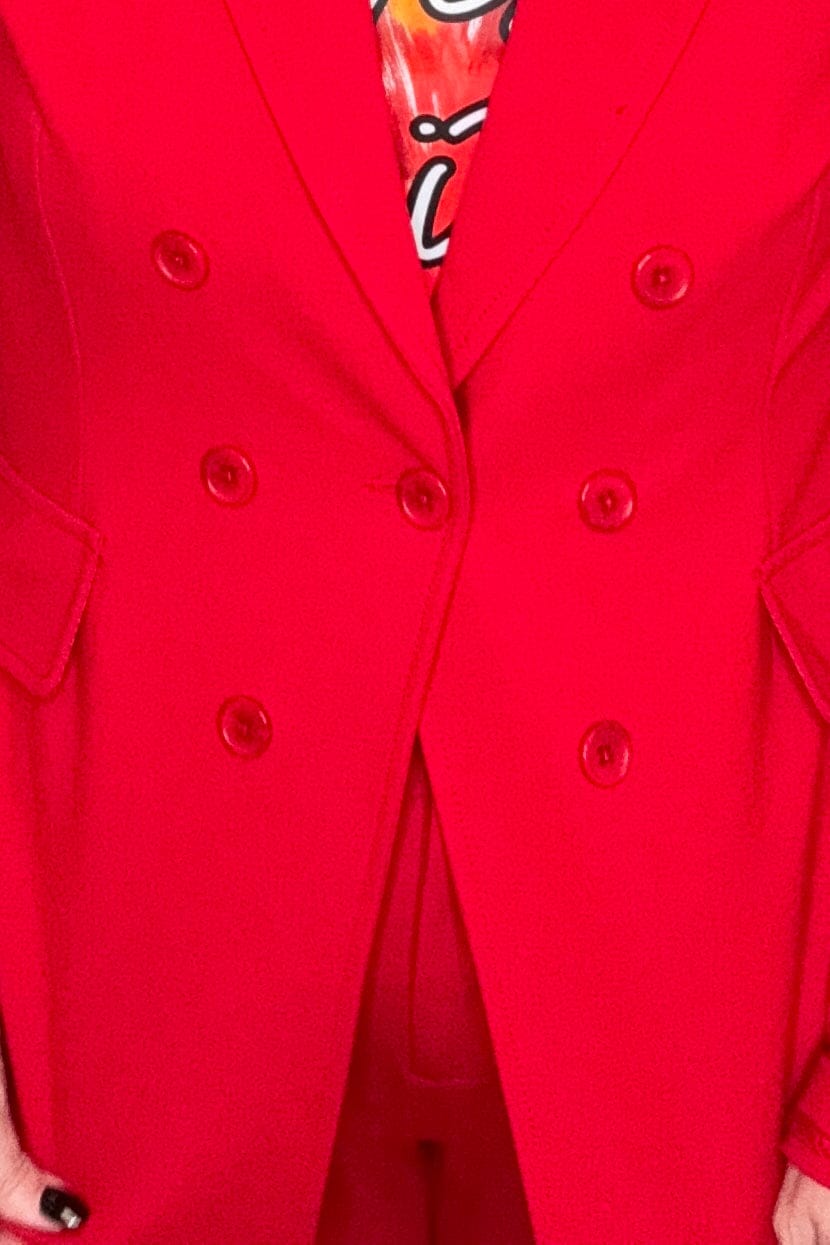 Faux Double Breasted Blazer OUTFIT COMPLETER LIVERPOOL 