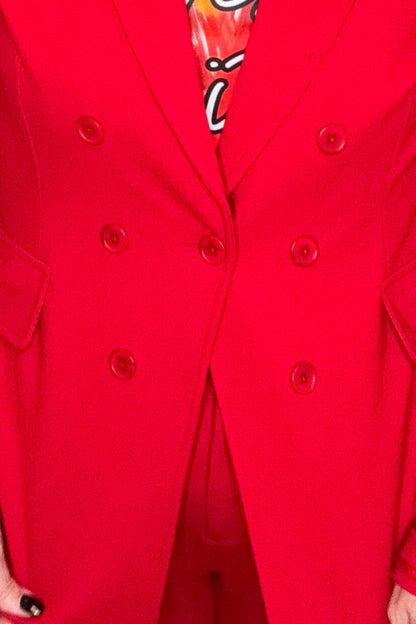 Faux Double Breasted Blazer OUTFIT COMPLETER LIVERPOOL 