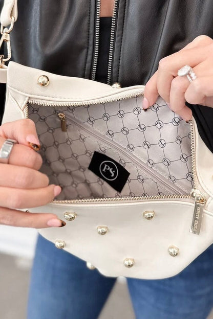 Westlyn Chic Gold Studded Bum Bag HANDBAGS PRETTY SIMPLE 