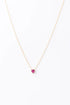 Tara Pink Heart 18K Gold Necklace JEWELRY MICHELLE MCDOWELL 