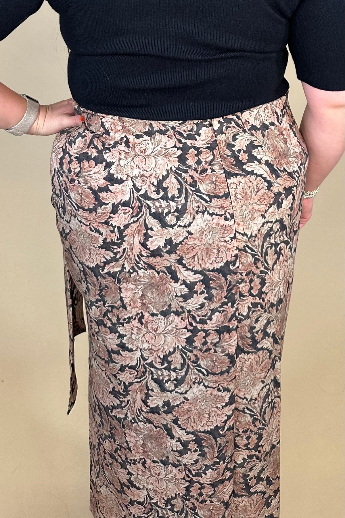 Floral Woven Skirt BOTTOMS:~~Unassigned~~ MOLLY BRACKEN 