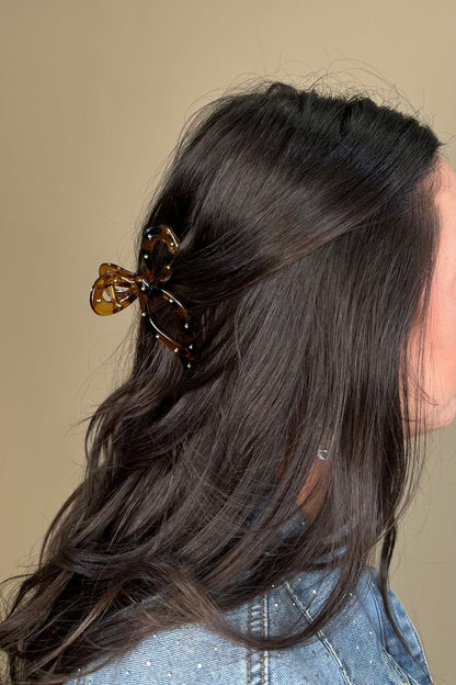 Tortoise Bow Claw Clip GIFT/OTHER MADEBYHARCO 