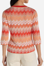 3/4 Sleeve V-Neck Sweater SWEATER LIVERPOOL 