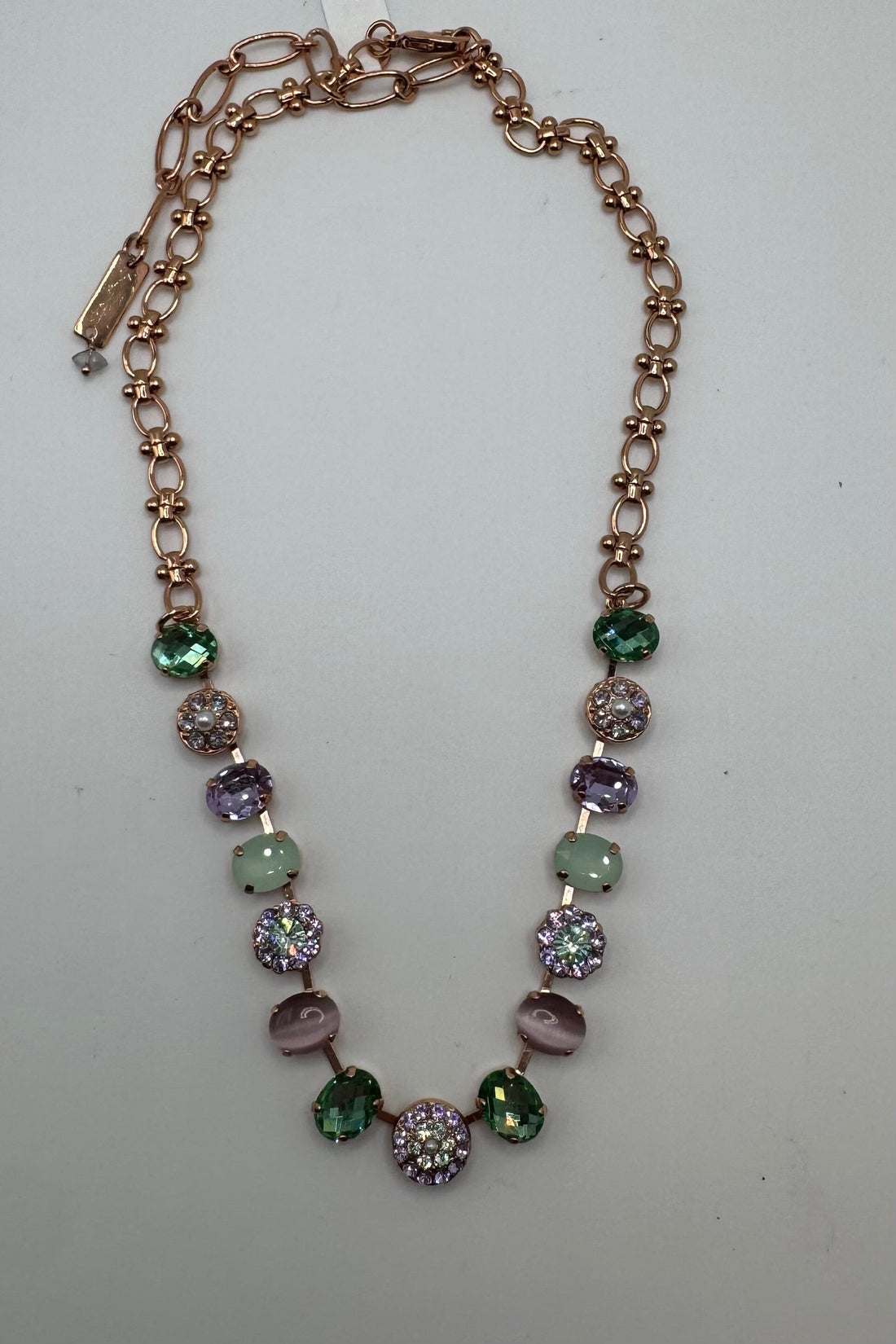 Medium Oval Elemental Necklace in &quot;Mint Chip&quot; BETTERBRANDJEWELRY Mariana 