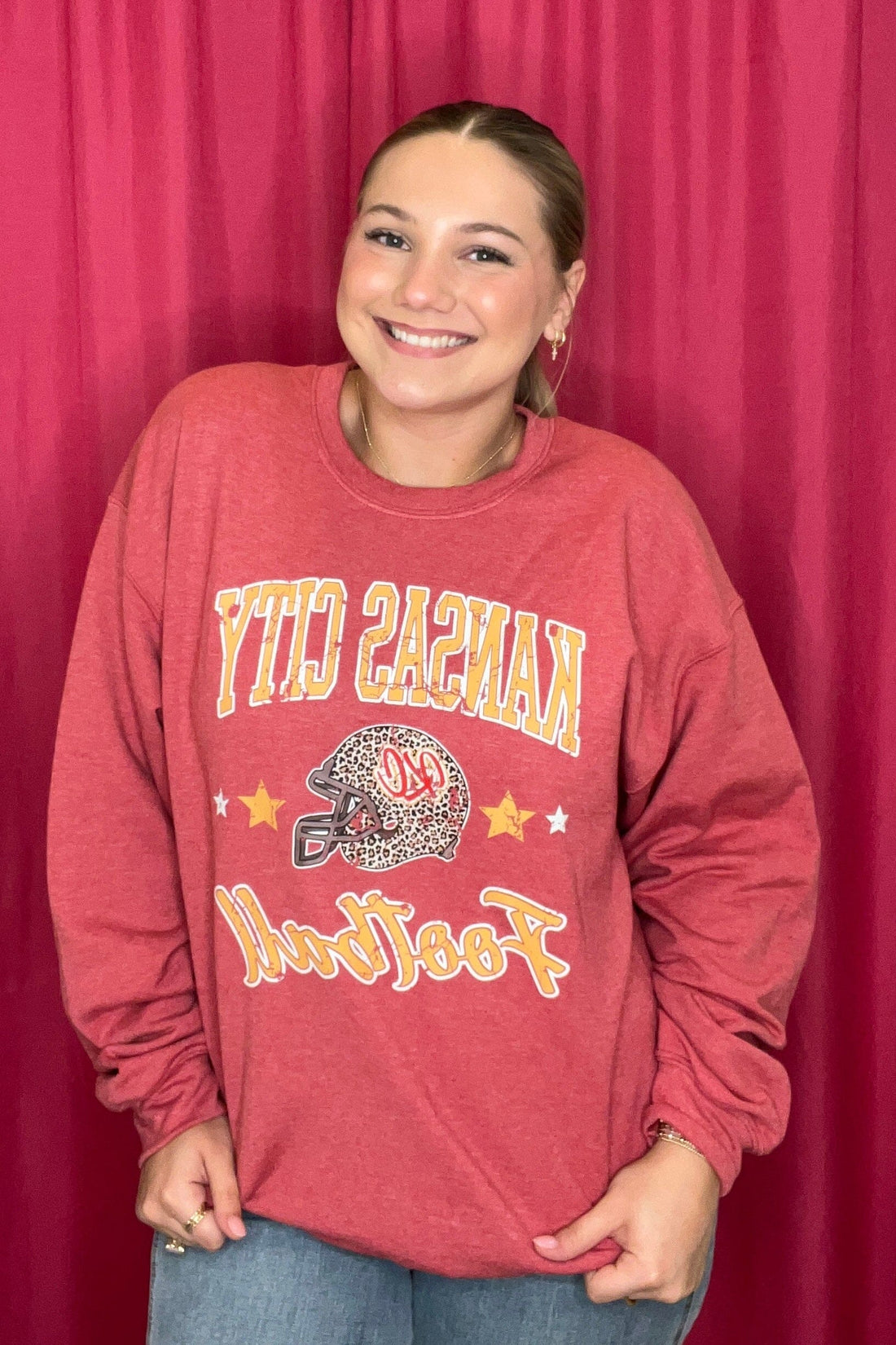 KC Vintage Crew Neck Sweatshirt MISSY BASIC KNIT K Lane&