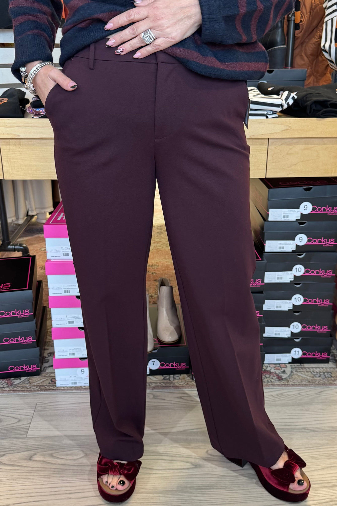Kelsey Wide Leg Trouser BOTTOMS LIVERPOOL