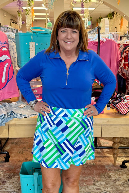 Saratoga Skort Swept Away Print BOTTOMS MARYSQUARE 