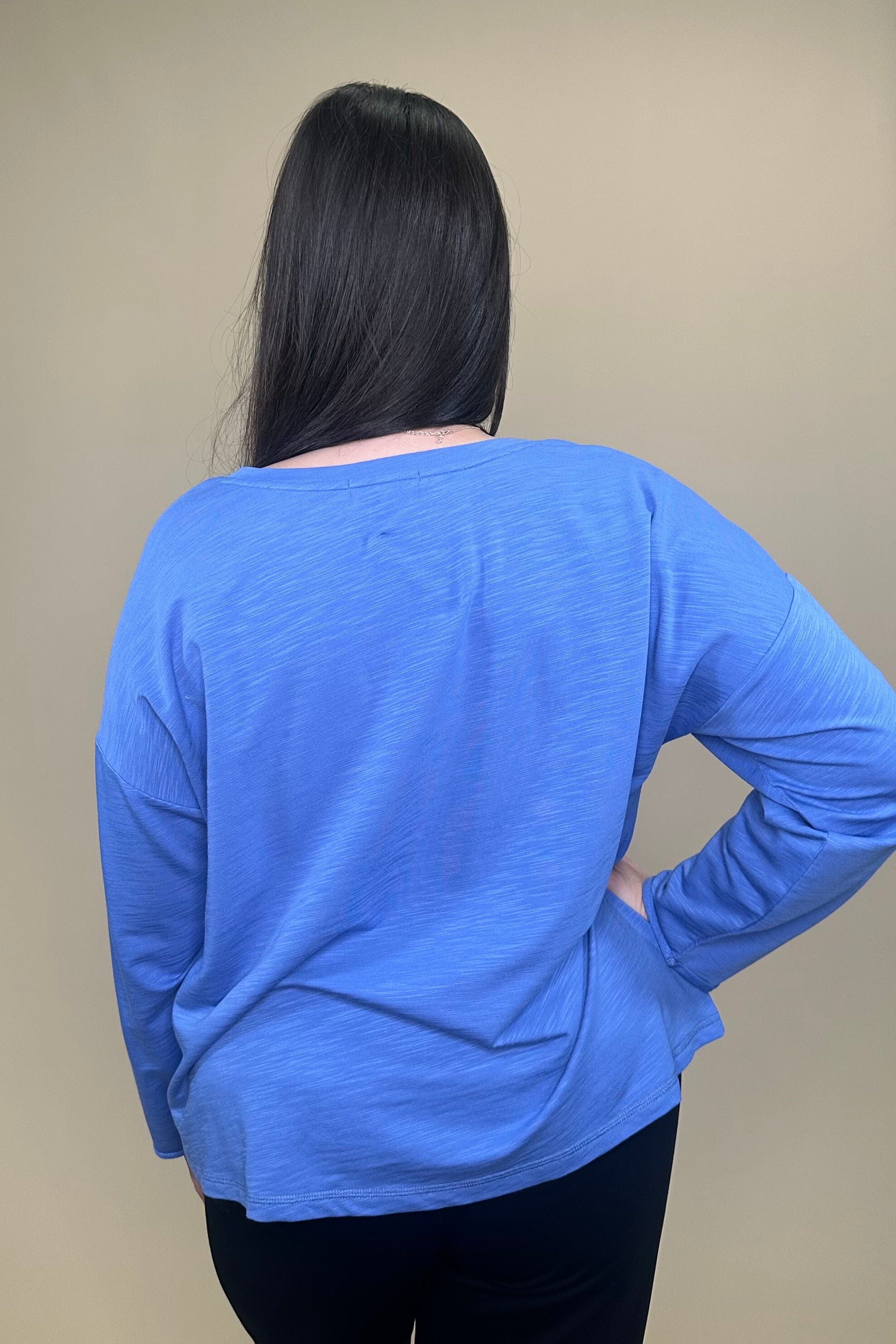 Destination Terry Blooms Pullover MISSY TOP SPECIAL HABITAT 