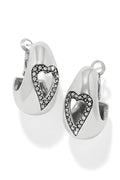Love Messages B Simple Hoop Earrings BJEWELRY LEEGIN-BRIGHTON 