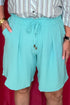 Flowy Short with Drawstring Waist BOTTOMS CREATION 