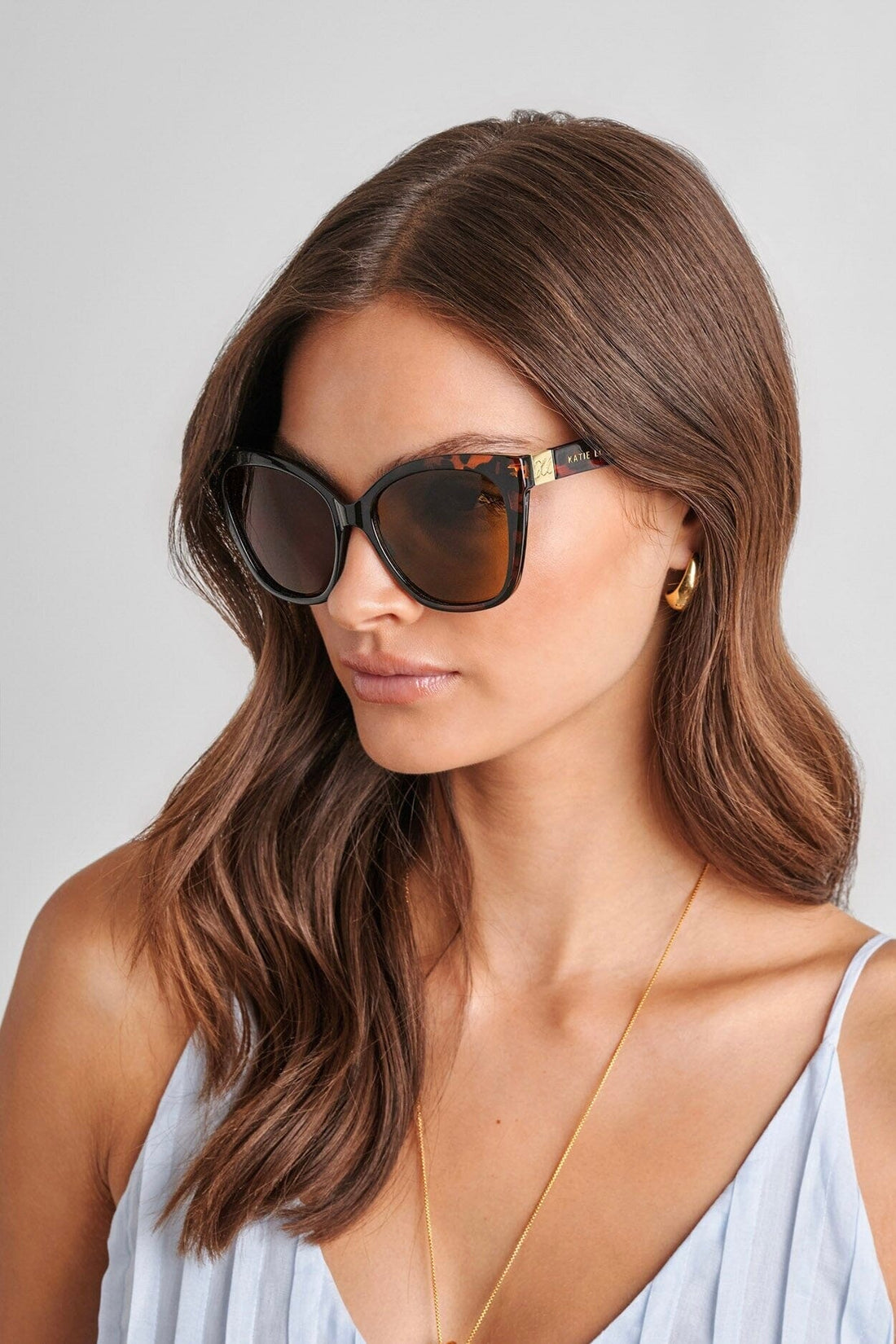 Dark Tortoiseshell Mykonos Sunglasses SCARF/HAT/WINTERGOODS KATIE LOXTON 