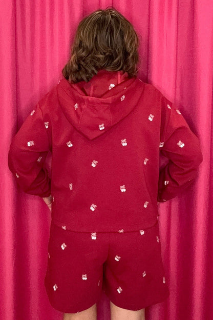 Long Sleeve/Short Set w/Cherries JRTOP CASUAL TOP DAVI&amp;DANI 