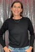Long Sleeve Scoop Neck with Pearl Detail MISSY TOP SPECIAL ZAC & RACHEL 