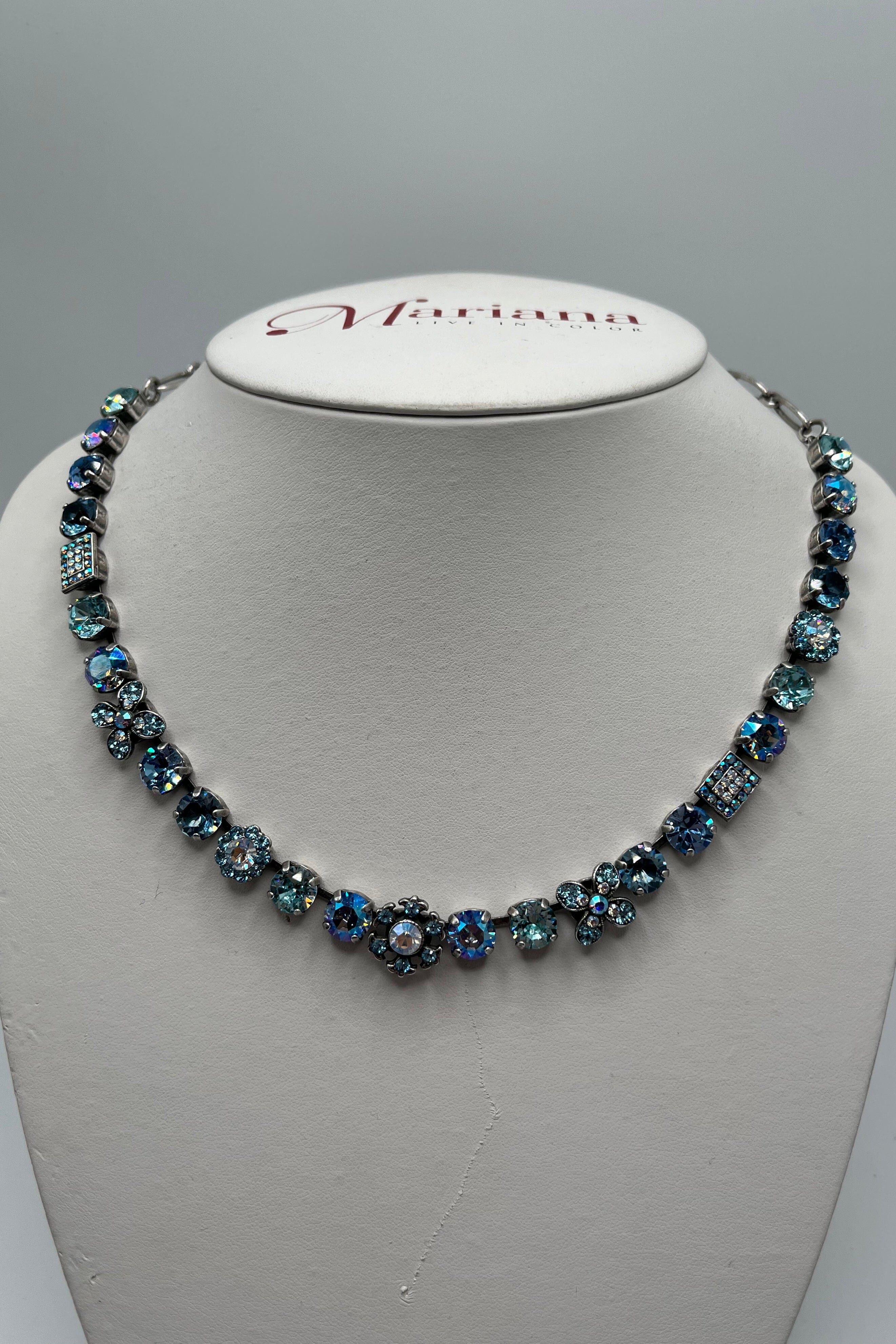 Medium Bloom Necklace in &quot;Bay Blue BETTERBRANDJEWELRY Mariana 