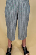Pull On Striped Pants w/Pockets BOTTOMS SOUTHERN LADY 