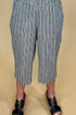 Pull On Striped Pants w/Pockets BOTTOMS SOUTHERN LADY 