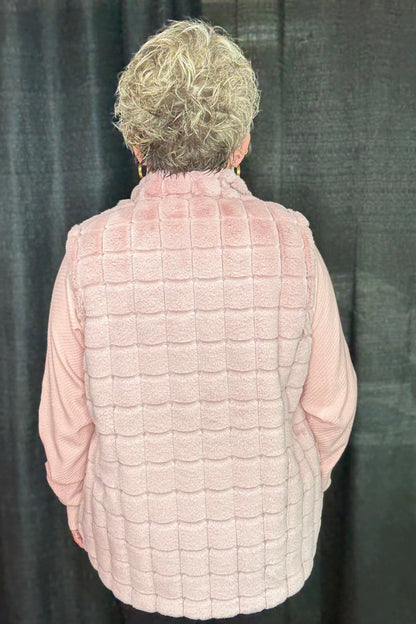 Textured Fur Vest w/Collar OUTFIT COMPLETER CREATION 