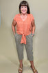 Pull On Cropped Capri Pant BOTTOMS CREATION 