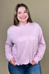 Ribbed Bubble Sweatshirt MISSY BASIC KNIT:~~Unassigned~~ TRIBAL 