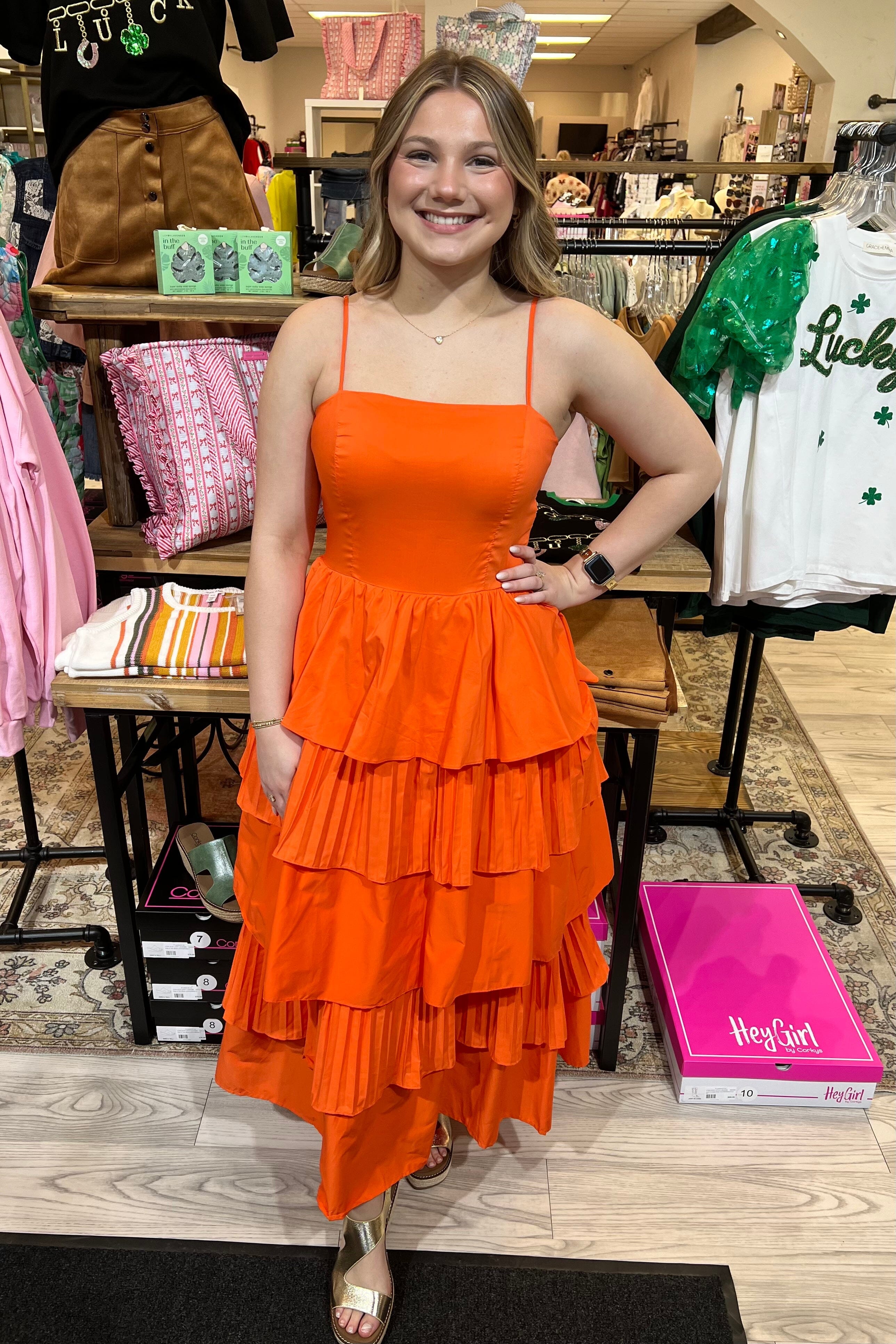 Sleeveless Ruffle Tiered Maxi Dress DRESS WHOLESALE FASHION TRENDS 