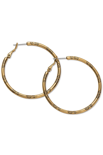 Large Gold Charm Hoop BJEWELRY Brighton Collectables 