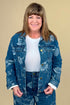 Floral Print Denim Jacket OUTFIT COMPLETER CREATION 