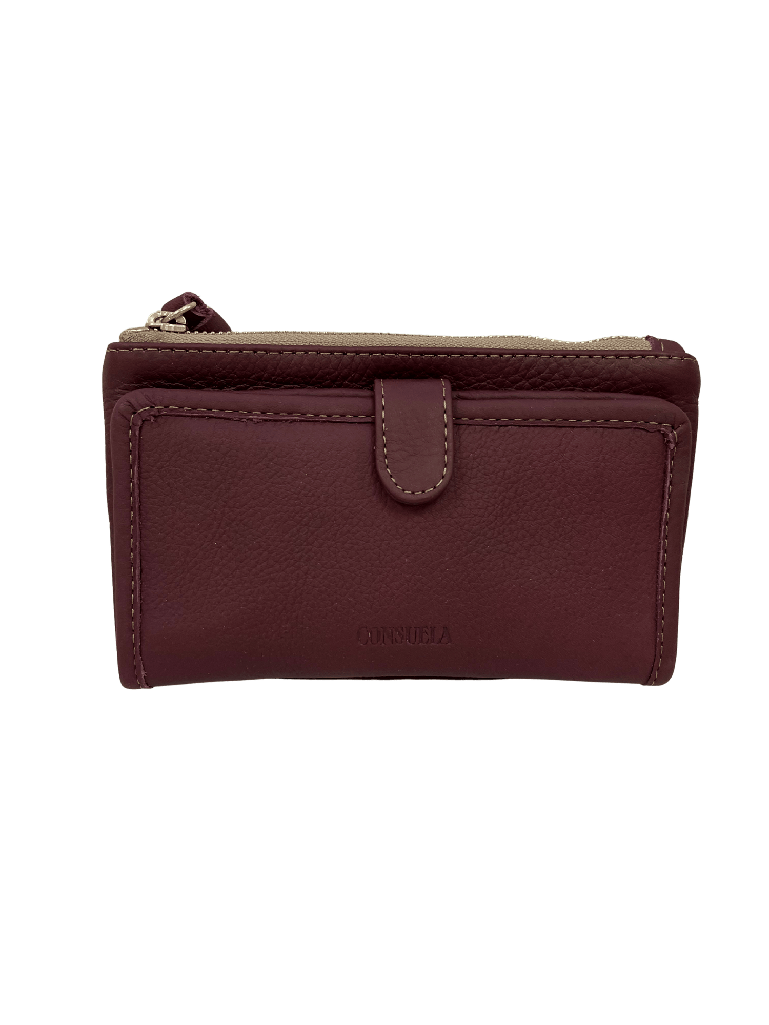 Plum Slim Wallet HANDBAGS CONSUELA 