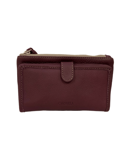 Plum Slim Wallet HANDBAGS CONSUELA 