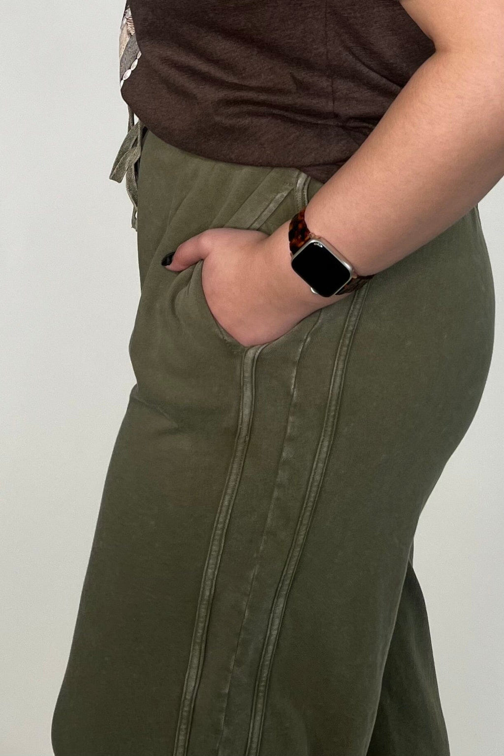 Mineral Washed Terry Drawstring Pant BOTTOMS:~~Unassigned~~ EASEL 