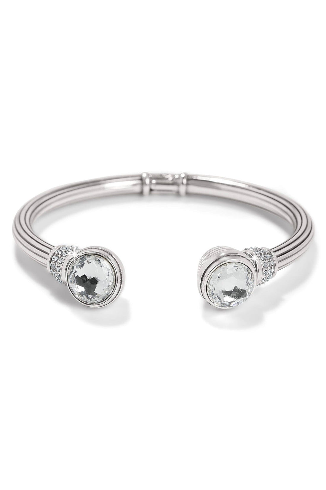 Meridian Aurora Petite Hinge Bangle - Silver BJEWELRY Brighton Collectables 